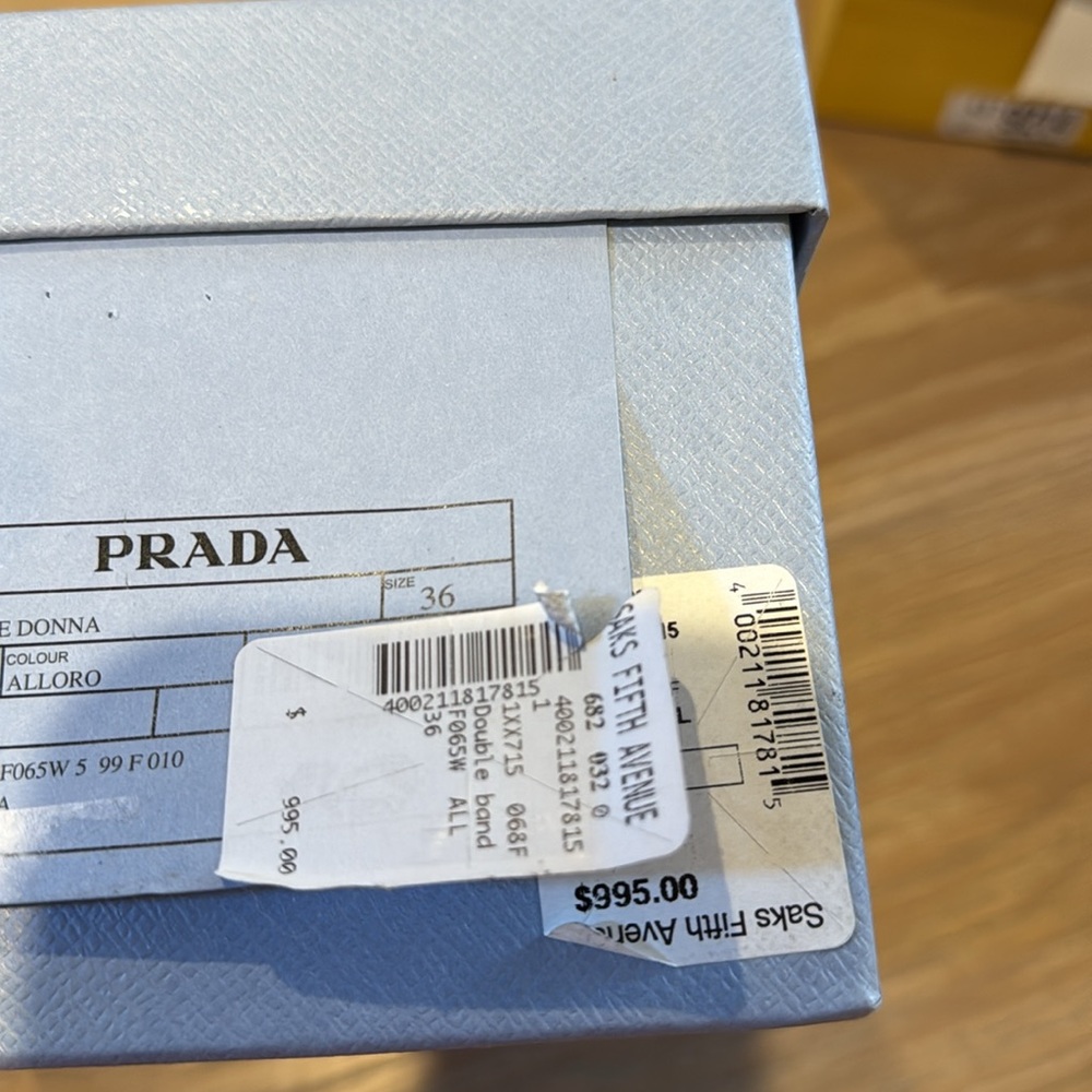 Prada Green Velvet Slide Sandals - Picture 7 of 11